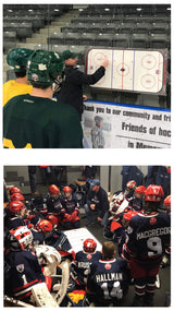 Rollable Ice Hockey Coaching Dry Erase Whiteboard Coachmat